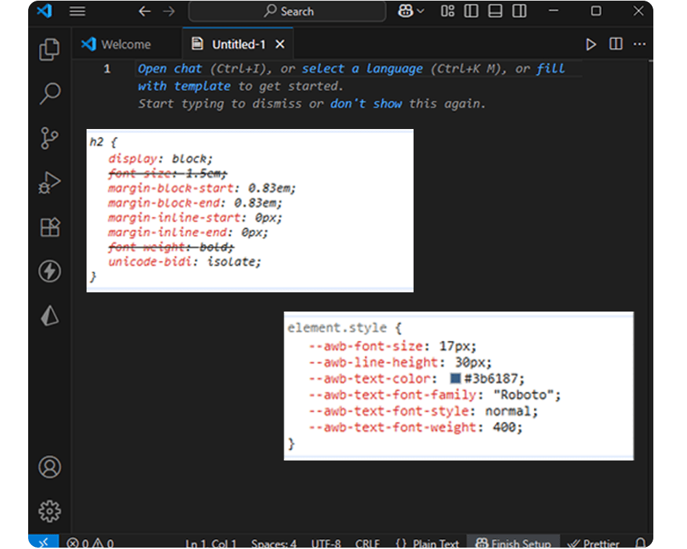 Custom CSS